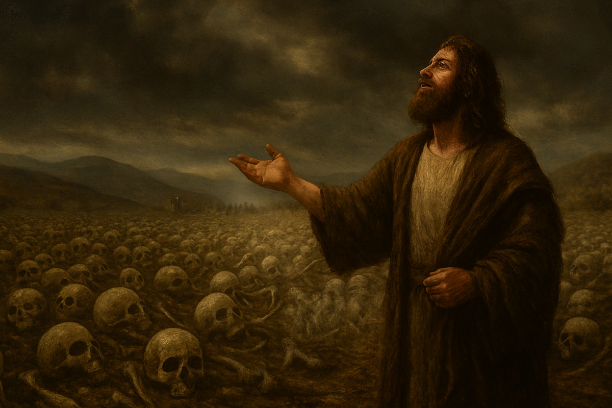 Estudo Biblíco: Ezequiel 37:1-4 - Visão do Vale de Ossos Secos